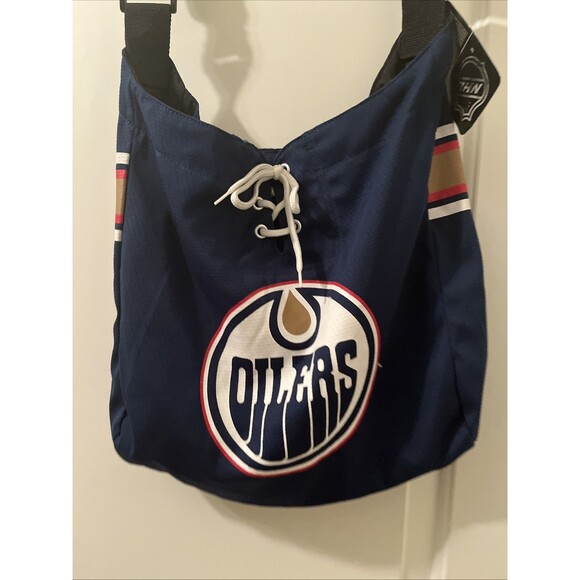 Pro-FAN-ity by Littlearth NHL Edmonton Oilers Jersey Crossbody Purse Bag - Picture 6 of 13